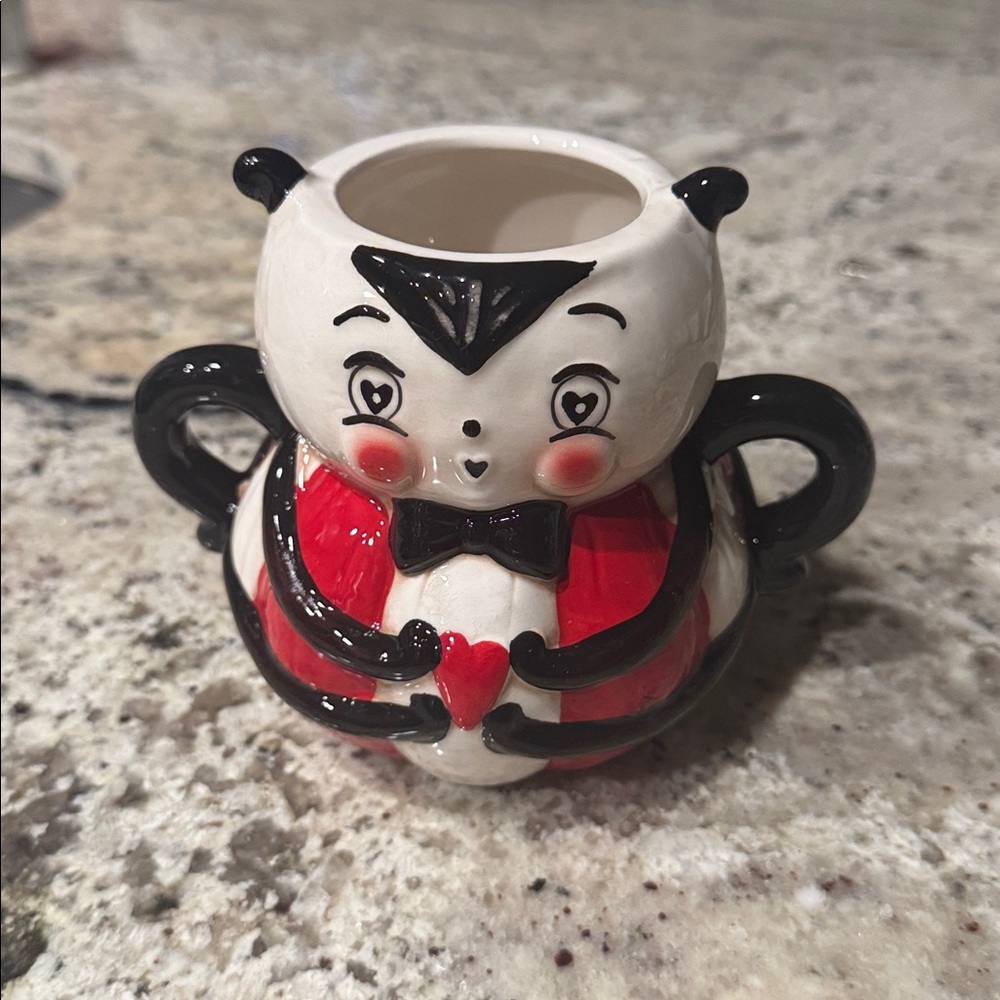 Johana Parker Cute Ceramic Figurine with Heart Design